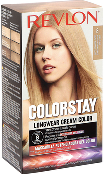 Krem farba do włosów bez utleniacza Revlon Colorstay Longwear Cream Color Medium Blonde 8 165 ml (309970210670)