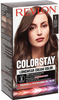 Krem farba do włosów bez utleniacza Revlon Colorstay Longwear Cream Color Medium Brown 5 165 ml (309970210557)