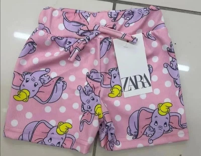 Детские шорты для девочек Zara 92-98 см розовые