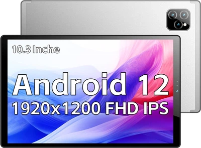 Планшет 10.3" Full HD Kinstone KST103SD-L 4/128Gb 3G 2-SIM 8 ядер Android 12 7500 mAh Серебристый