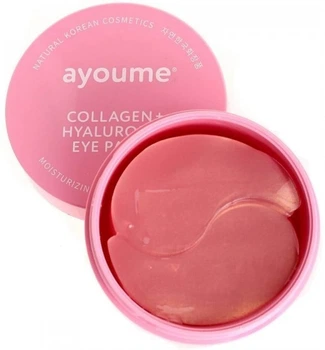 Патчі для очей з колагеном від зморшок та сухості Ayoume COLLAGEN+HYALURONIC EYE PATCH 60 шт