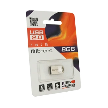 USB флешка Mibrand Hawk 8GB USB 2.0 метал Blister