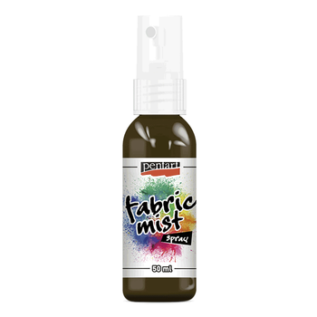 Фарба спрей Pentart Fabric Mist для тканин коричнева (720) 50 мл