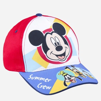 Дитяча бейсболка для хлопчика Disney Mickey 2200009016 51 см Червона (8445484094467)