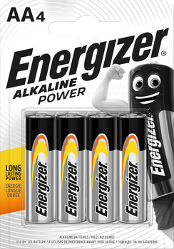 Батарейка ENERGIZER AA/LR6 Alkaline Power 4шт (24)