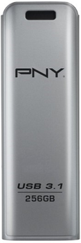 Флеш пам'ять PNY Elite 256 GB USB 3.1 Grey (FD256ESTEEL31G-EF)