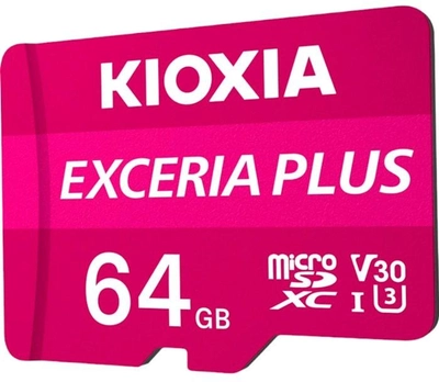 Карта пам'яті Kioxia Exceria Plus MicroSDXC 64 GB (LMPL1M064GG2)