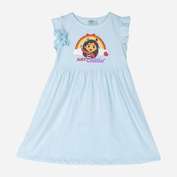 Детское летнее платье для девочки Disney Gabby Doll House 2900002049 104 см Голубое (8445484380132)
