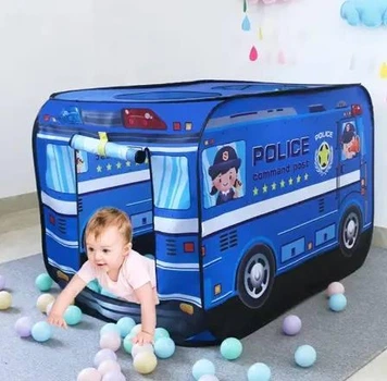 Детская игровая палатка TK Group POLICE CAR TENT Полицейский автобус 110 х 70 х 70 см в сумке