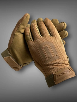 Тактичні штурмові рукавички Ultimatum Койот для ЗСУ,армійські повнопалі рукавички