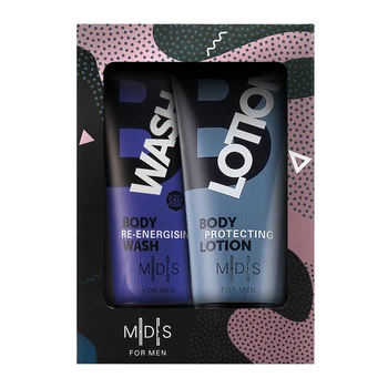 Набір: лосьйон для тіла, гель для душу Mades Cosmetics for MEN bamboo, canola oil 150+150 мл (8714462096312)