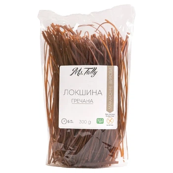 Лапша гречневая без глютена Ms. Tally 300 г
