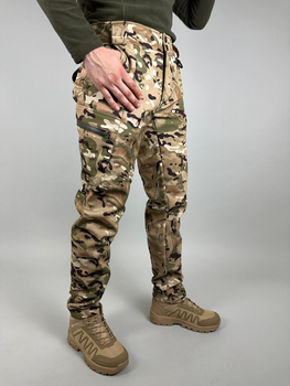 Чоловічі демісезонні штани софтшелл,Штани ULTIMATUM Soft Shell Мультикам,тактичні армійські штани soft shell 46