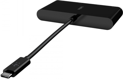 Мультимедийный адаптер Belkin USB-C черный (AVC005BTBK)