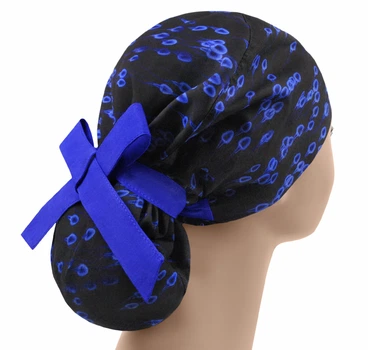 Медицинская шапочка женская PonyTopHat универсальная принт Сперматозоиды