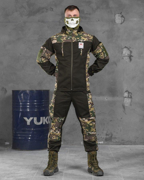Тактический весенний костюм Горка XL олива+мультикам (85895)