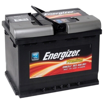 Аккумулятор автомобильный Premium 63Ач 610А "+" справа Energizer, 563 400 061