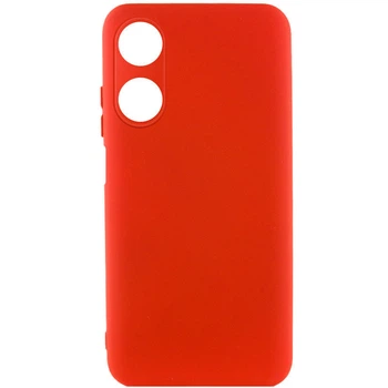 Протиударний чохол Silicone Cover Lakshmi Full Camera (A) для Oppo A38 / A18 Червоний / Red