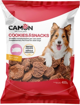 Печиво для собак Camon зі свининою 400 г (8019808224619)