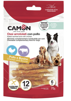 Przysmak dla psów Camon Bułki z kurczakiem 70 g (8019808158389)