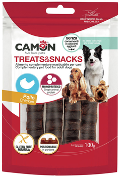 Ласощі для собак Camon Treats and Snacks з курки 100 г (8019808209487)