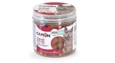 Przysmak dla kotów Camon Kostki z kurczaka 60 g (8019808180809)