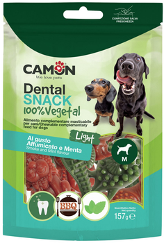 Ласощі для собак Camon Dental Snack AnimalVeg 157 г (8019808199535)