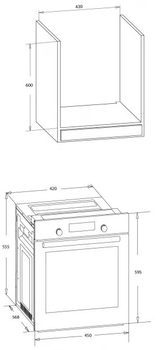 Духова шафа електрична MPM 45-BO-23C