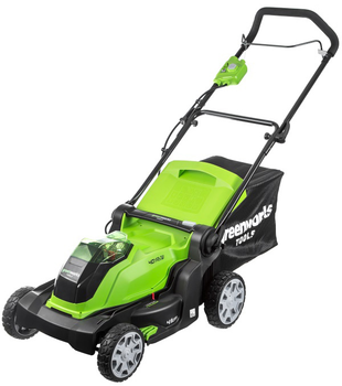 Газонокосилка аккумуляторная Greenworks G40LM41 (2504707)