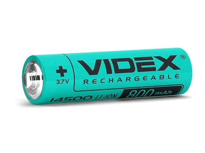 Акумулятор Videx Li-lon 14500 без захисту 800mAh 1 шт