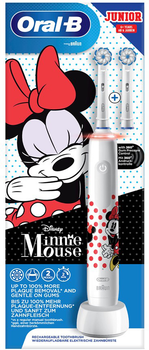 Электрическая зубная щетка Oral-B Pro 3 Junior Minnie Sens (8006540760703)