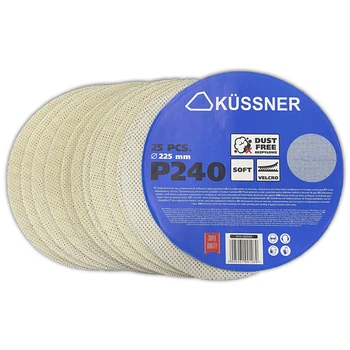 Диск абразивная сетка на липучке 25 шт Kьssner Germany 22,5 см (hoz0010428)
