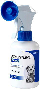 Spray na kleszcze i pchły dla psów i kotów Boehringer Ingelheim Frontline 250 ml (3661103010487)