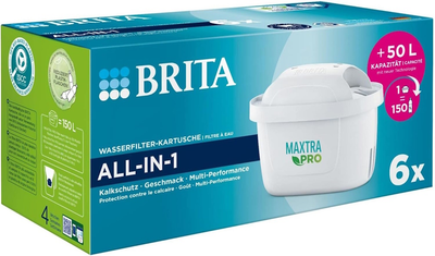 Картридж для фильтров-кувшинов Brita Maxtra Pro All-In-1, 5 + 1шт. (4006387121907)