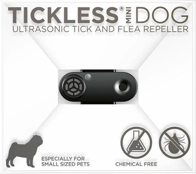 Odstraszacz kleszczy dla psów Tickless Pet Mini chargeable Black (5999566450266)