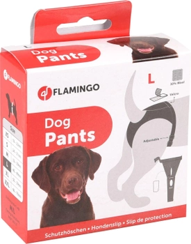 Majtki higieniczne dla psów Flamingo Alexis Black L Black (5400274293323)