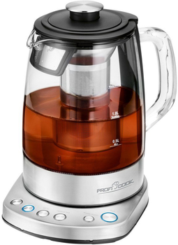 Електрочайник Profi Cook PC-WKS 1167 1.5 л Сріблястий
