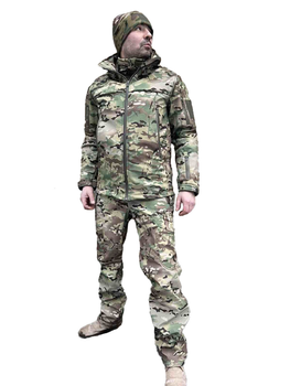 Тактичний костюм софт шелл мультикам Pancer Protection 48