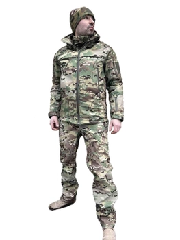 Тактичний костюм софт шелл мультикам Pancer Protection 52