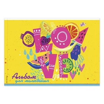 Альбом для рисования BRISK А4, 20 листов, на скобе, 100г/м2, рисунок обложки - ассорти, АВ-15 1 шт.