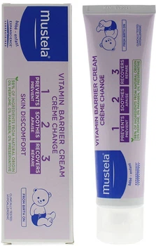 Крем под подгузник Mustela Vitamin Barrier Cream 123 100 мл (3504105024932)