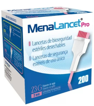 Lancety Menarini Group Menalancet Pro Lancets 23 G 200 szt (8426521421223)