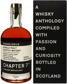 Виски Monologue Single Malt Scotch Orkney 8 YO 0.7 л 52.8% в подарочной упаковке (5060846370311)