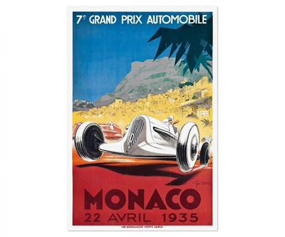 Постер CP Monaco 1935, Автомобілі 56х84 см (328)