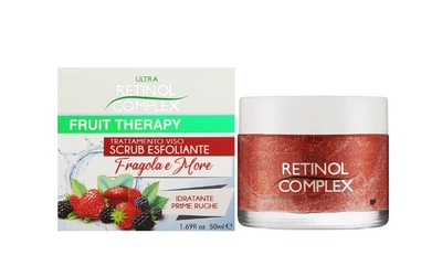 Скраб для лица с клубникой и ежевикой Retinol Complex Fragola e more, 50 мл