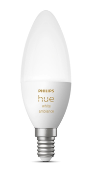 Розумна лампочка Philips Light Bulb E14 5.2 Вт HUE свічка (929002294403/8719514356658)
