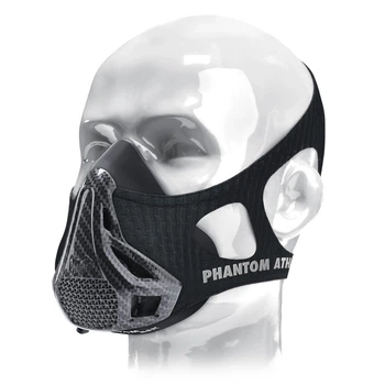 Маска для тренировки дыхания Phantom Training Mask Carbon L