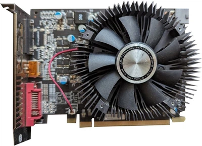 Видеокарта XFX PCI-Ex AMD RADEON HD7750 1GB GDDR5 ( 128 BIT ) ( VGA, DVI, HDMI ) Б/У