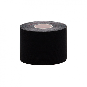 Кінезіо тейп IVN в рулоні 5см х 5м (Kinesio tape) еластичний чорний пластир