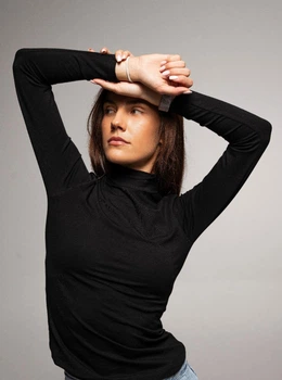 Гольф жіночий Без бренду XS Чорний (030201)